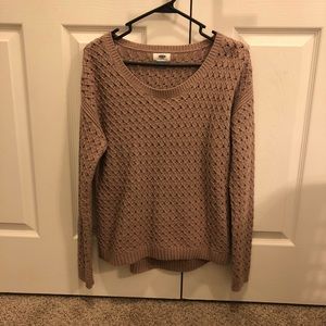 Old Navy light brown sweater